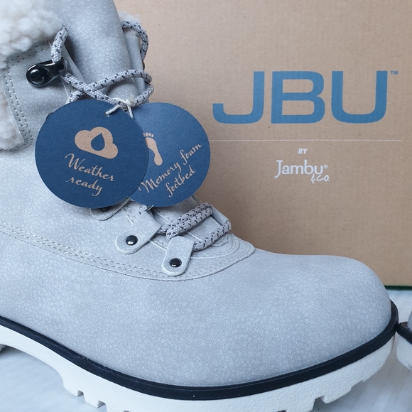 JBU Jambu Stone White Redrock Lace-Up & Zipper Lightweight Hiking Ankle Boots  7 - Picture 14 of 16